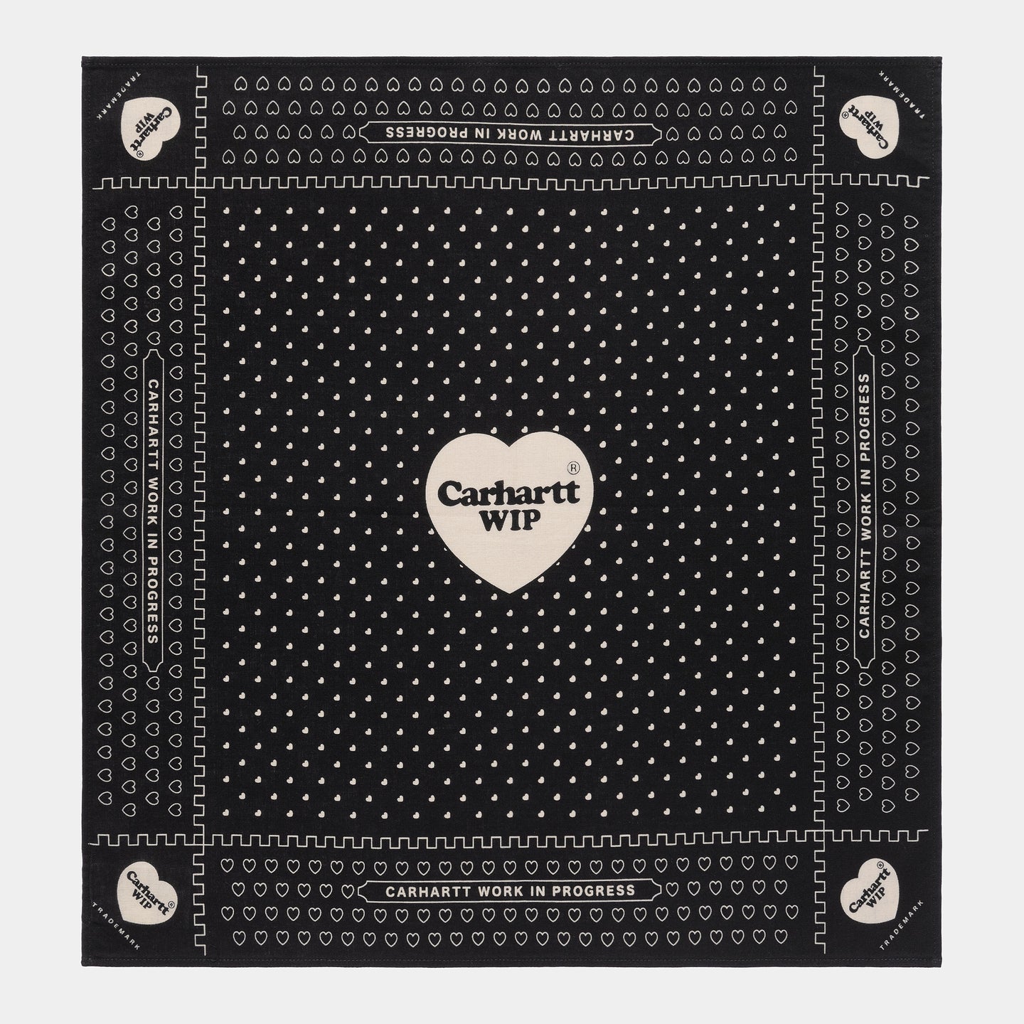 Carhartt WIP Heart Bandana Zwart Heren