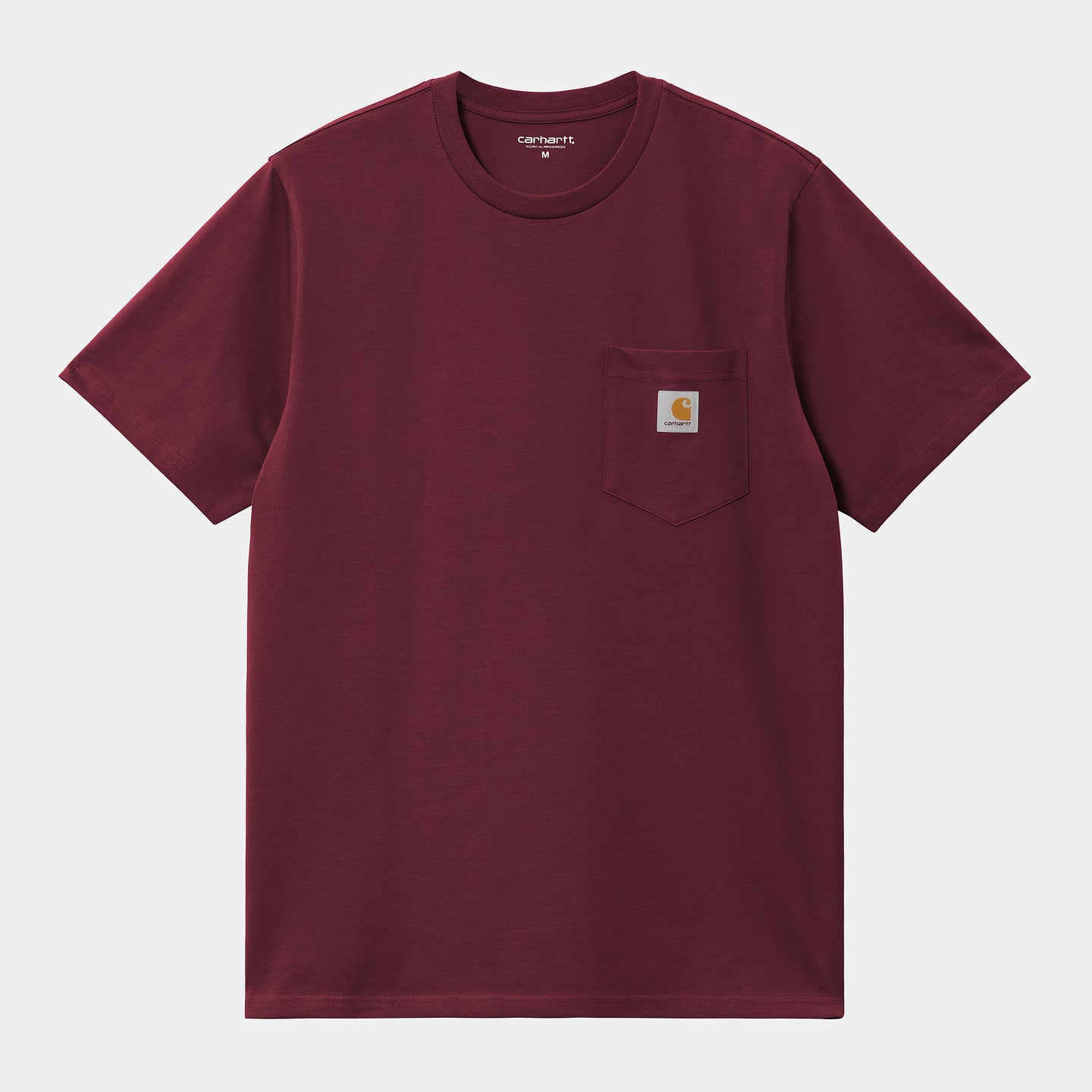 Carhartt WIP S/s Pocket T-shirt Donkerrood Heren