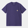 Carhartt WIP S/s Pocket T-shirt Paars Heren