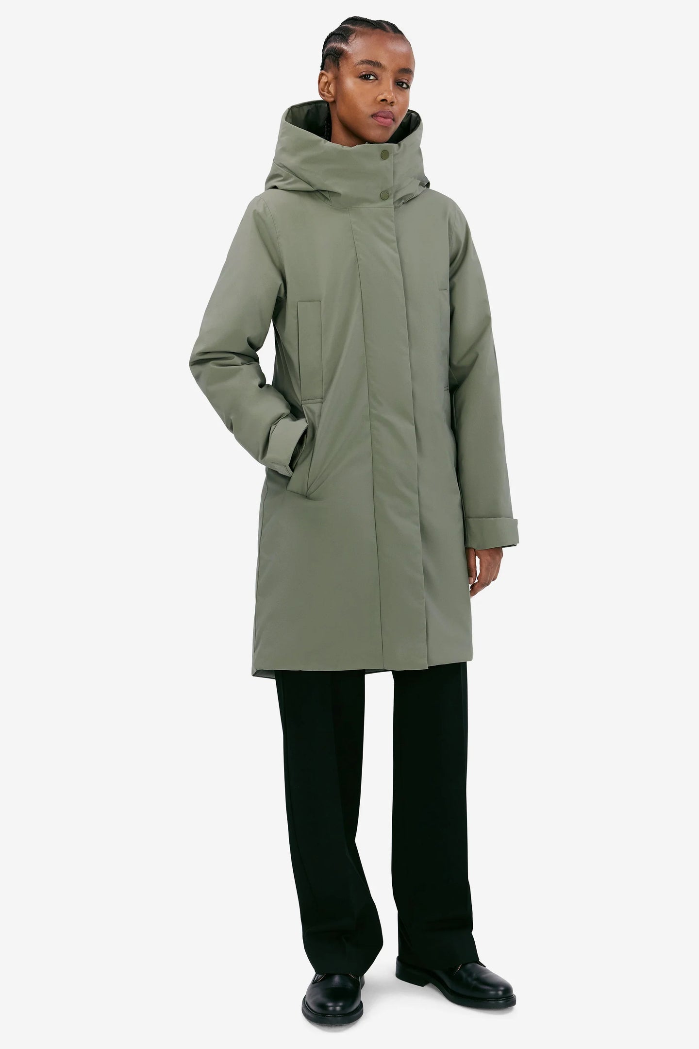 Elvine Eline Parka Lichtgroen Dames