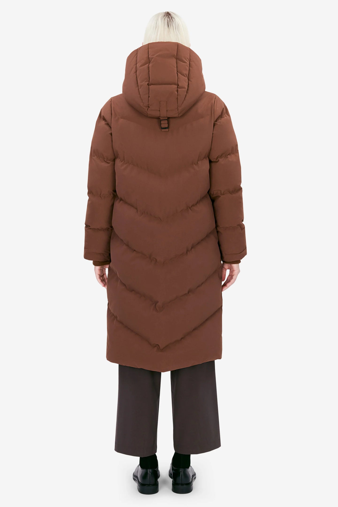 Elvine Nalani Long Puffer Rood Dames