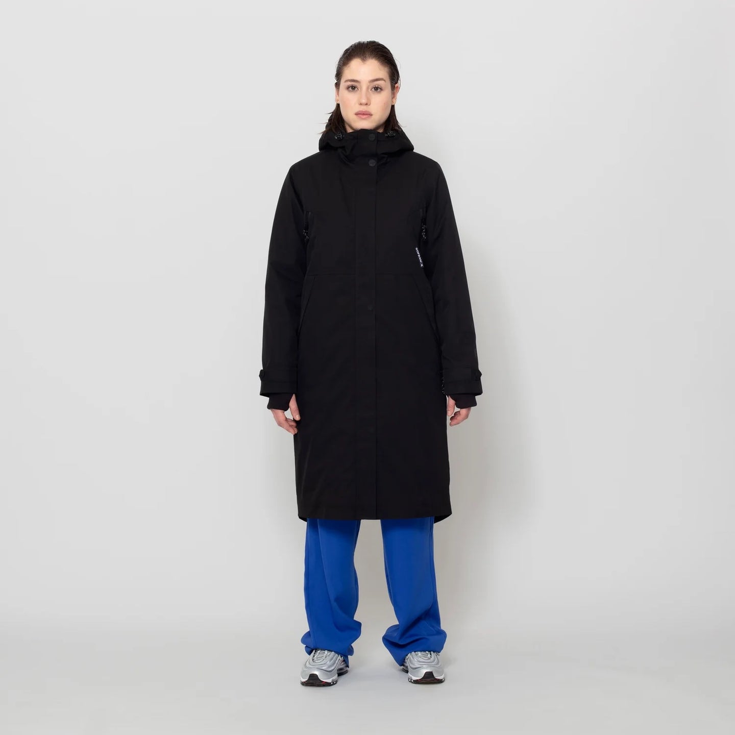 GoFranck Tal Long Parka Zwart Dames