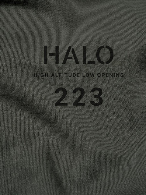 Halo Halo Graphic Hoodie Zwart Heren