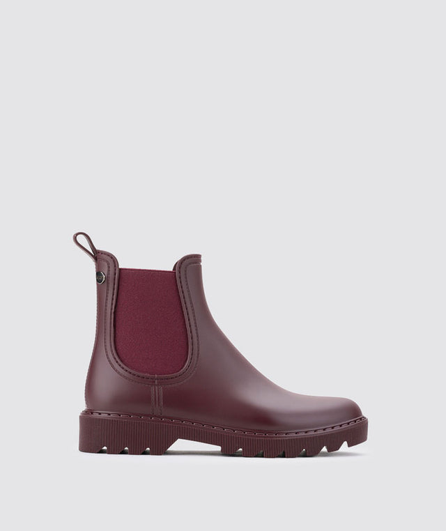 Igor Chloe Ankle Rain Boot Donkerrood Dames