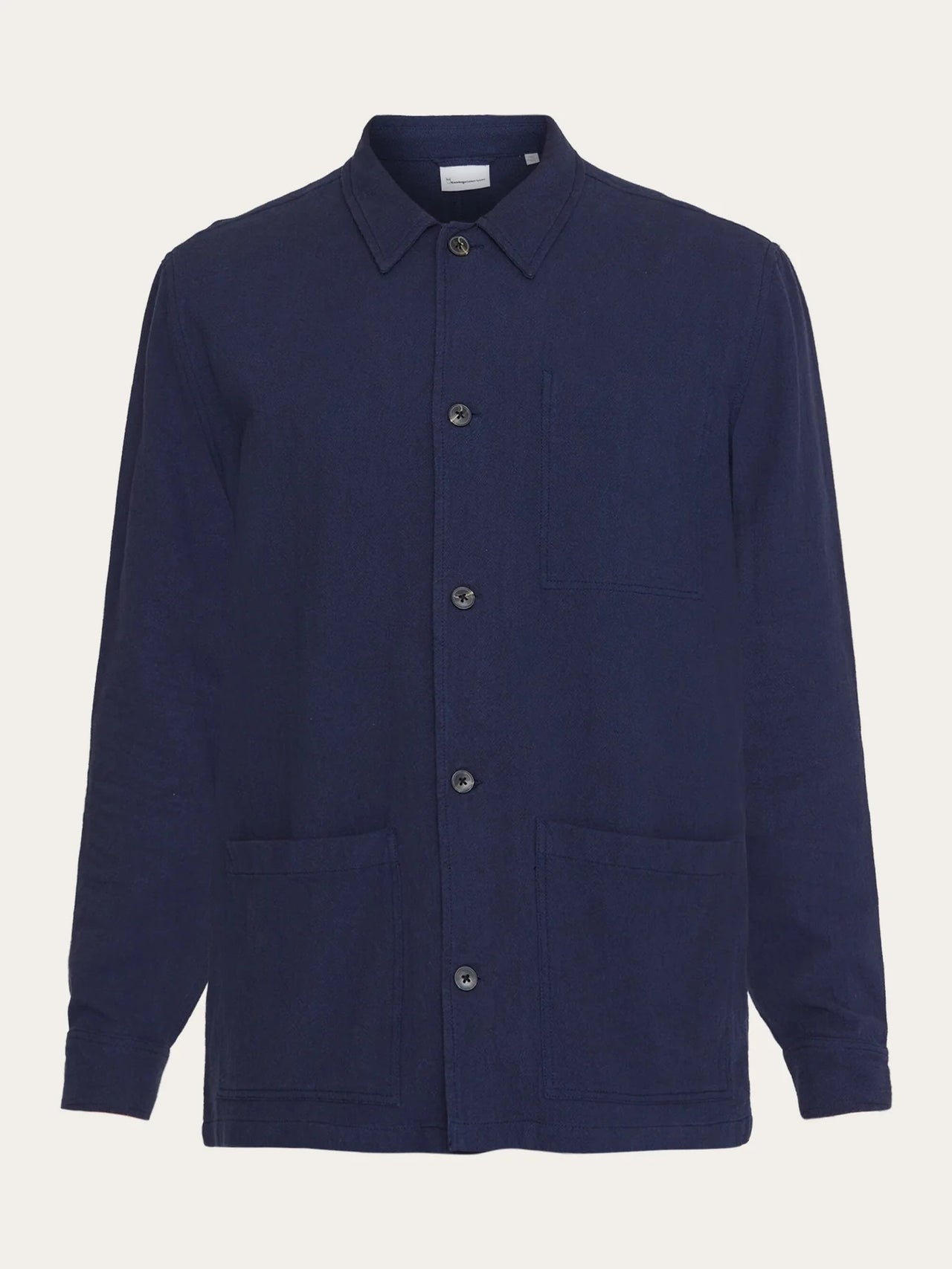 Crushed cotton overshirt