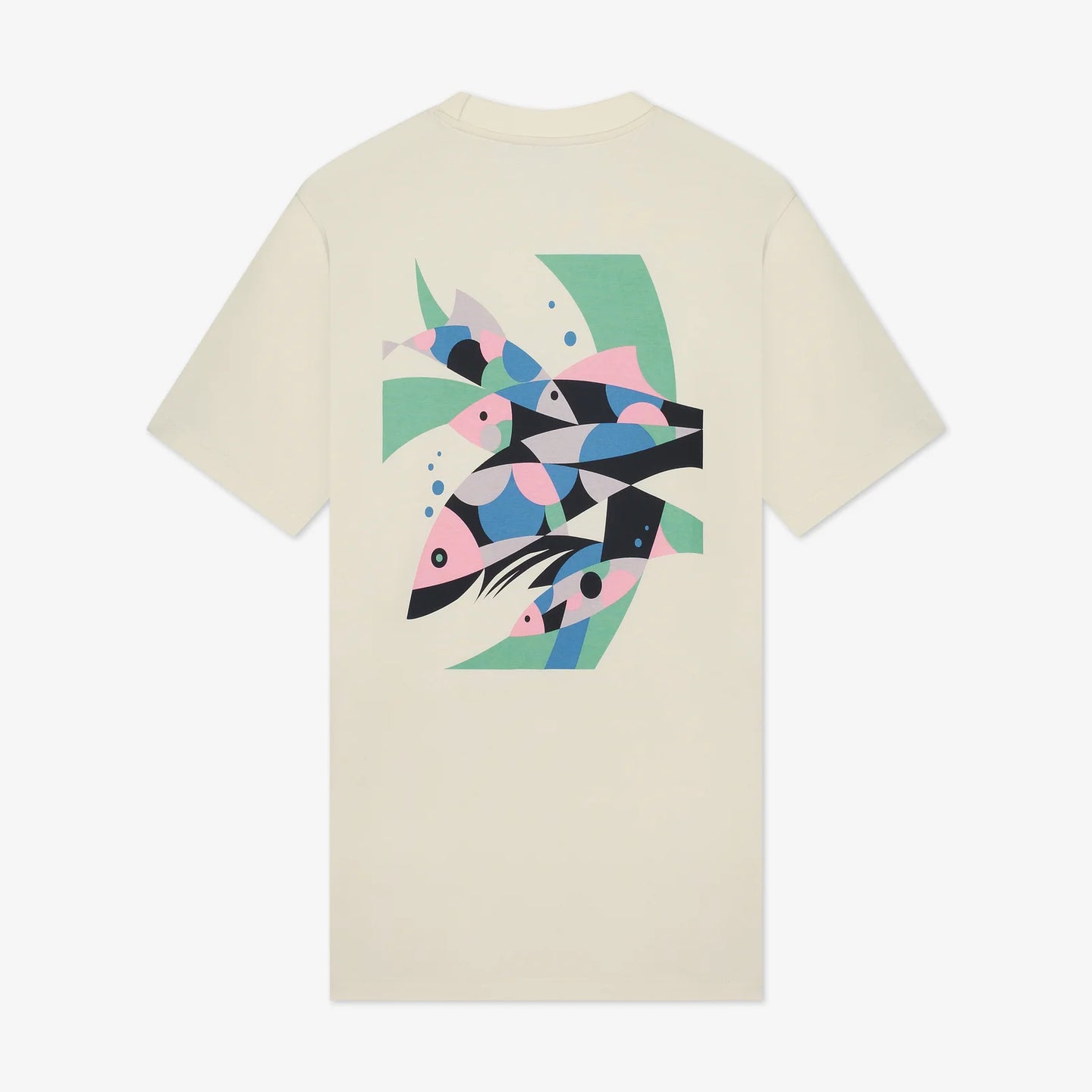 Law Of The Sea Vibes Backprint Tee Wit Heren
