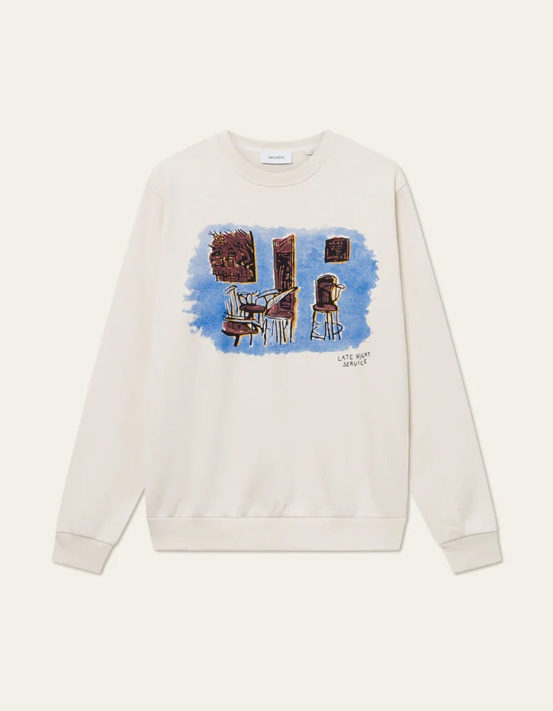 Les Deux Berkeley Crewneck Wit Heren