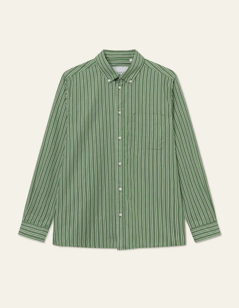 Les Deux Kent Shirt Groen Heren