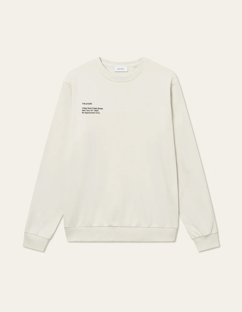 Les Deux Neighbourhood Crewneck Wit Heren