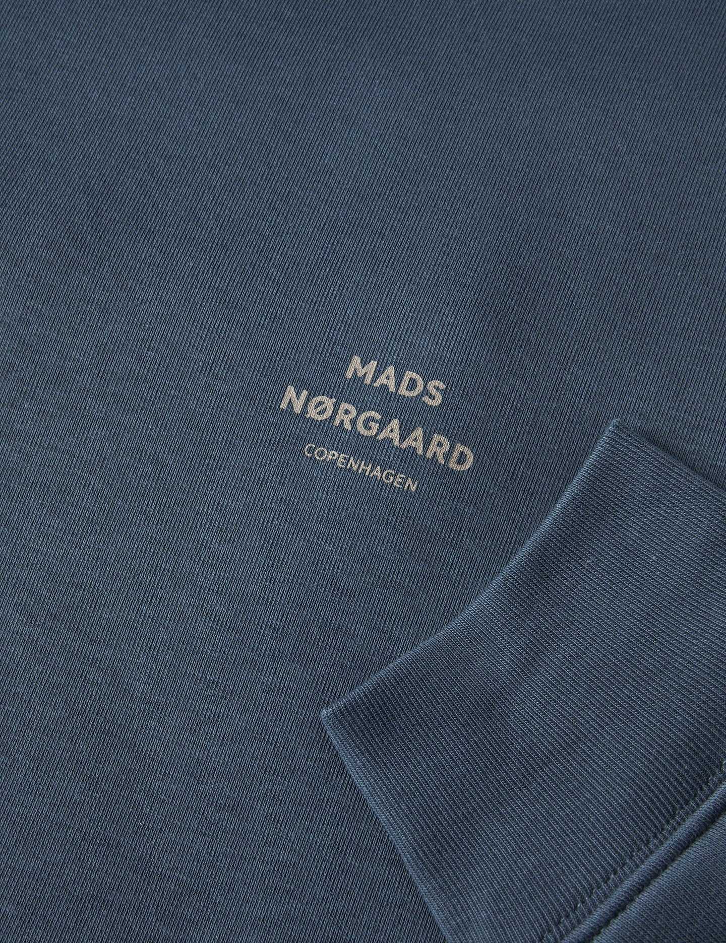 Mads Norgaard Crew Logo Sweat Donkerblauw Heren