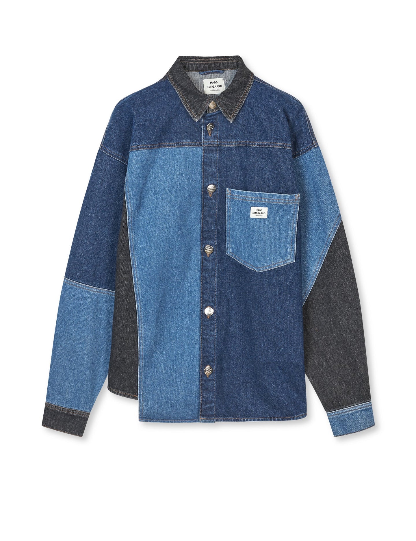 Mads Norgaard Gisli Shirt Blauw Dames