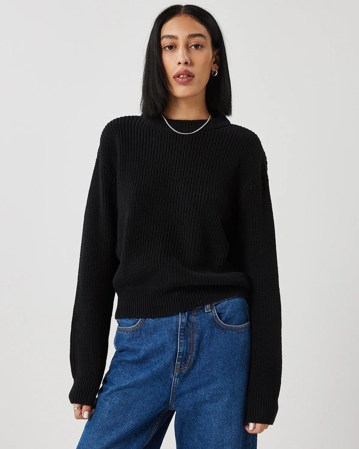 Minimum Mikala Sweater Zwart Dames