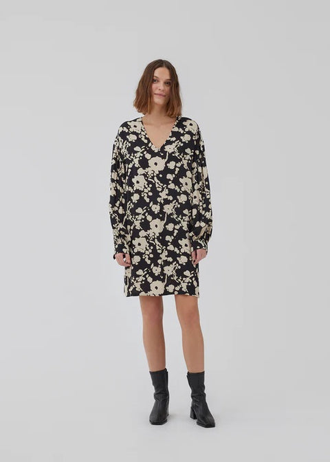 Modstrom Helene Print Dress Zwart Dames