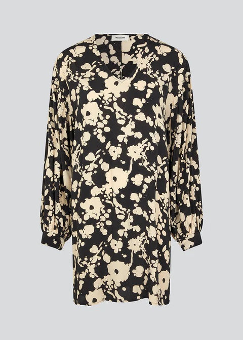 Modstrom Helene Print Dress Zwart Dames