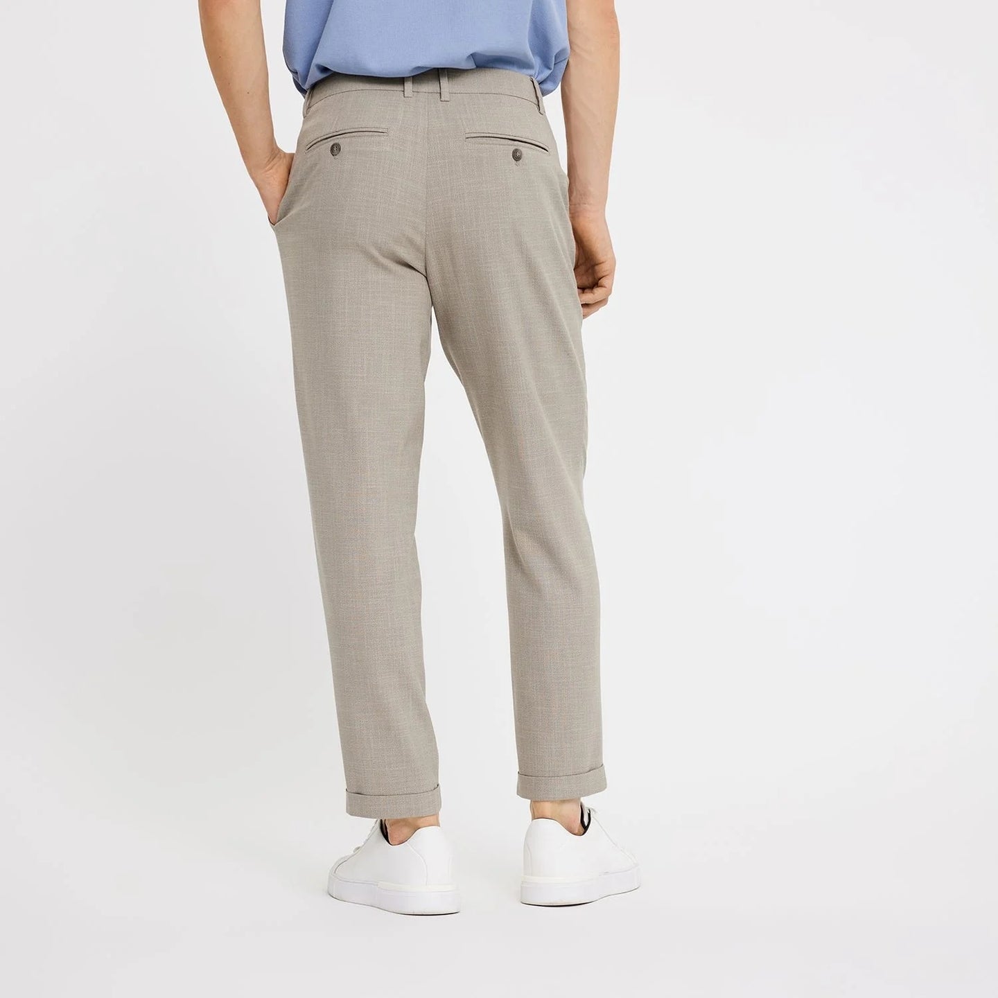 Plain Albert Pant Lichtbruin Heren