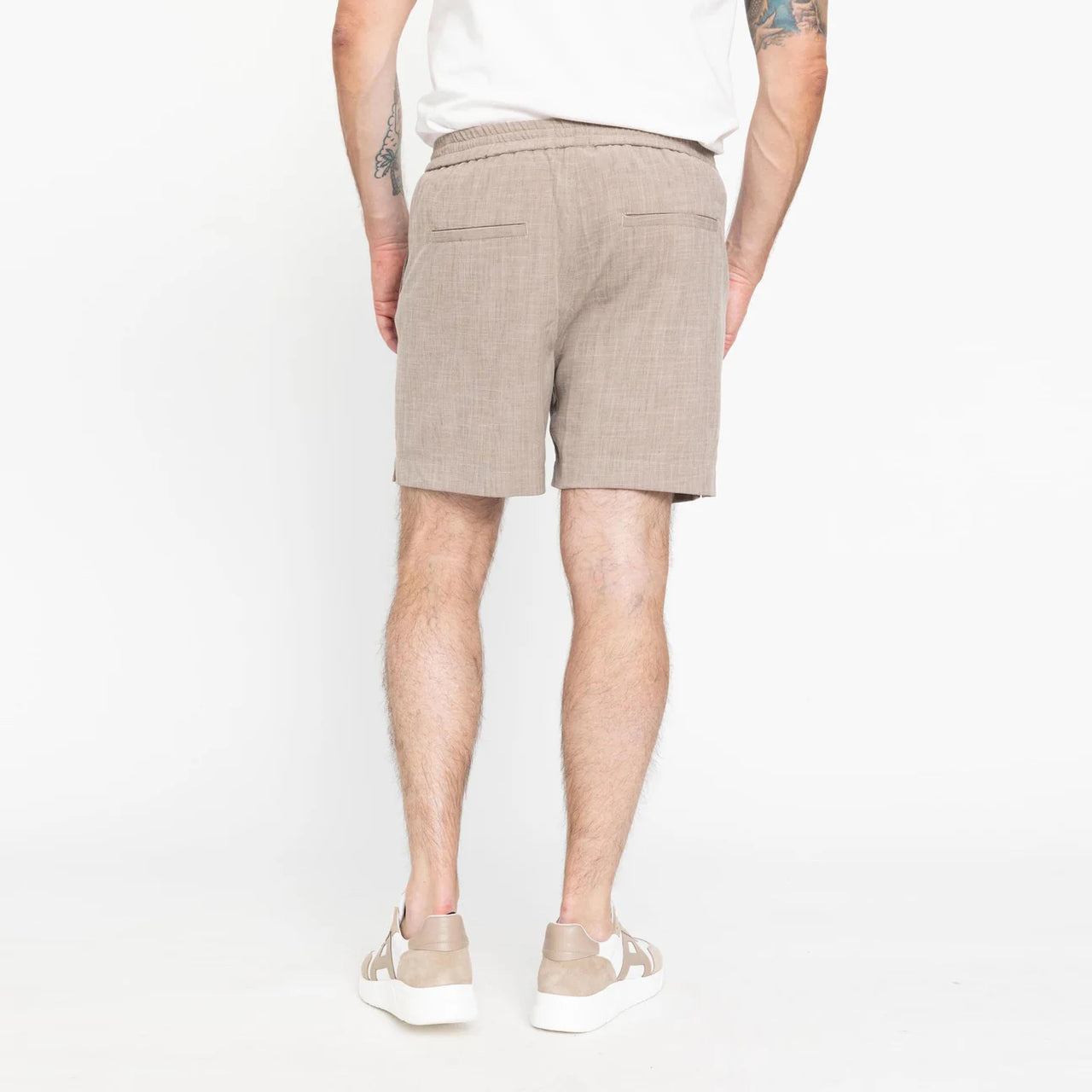 Plain Turi Short Lichtbruin Heren