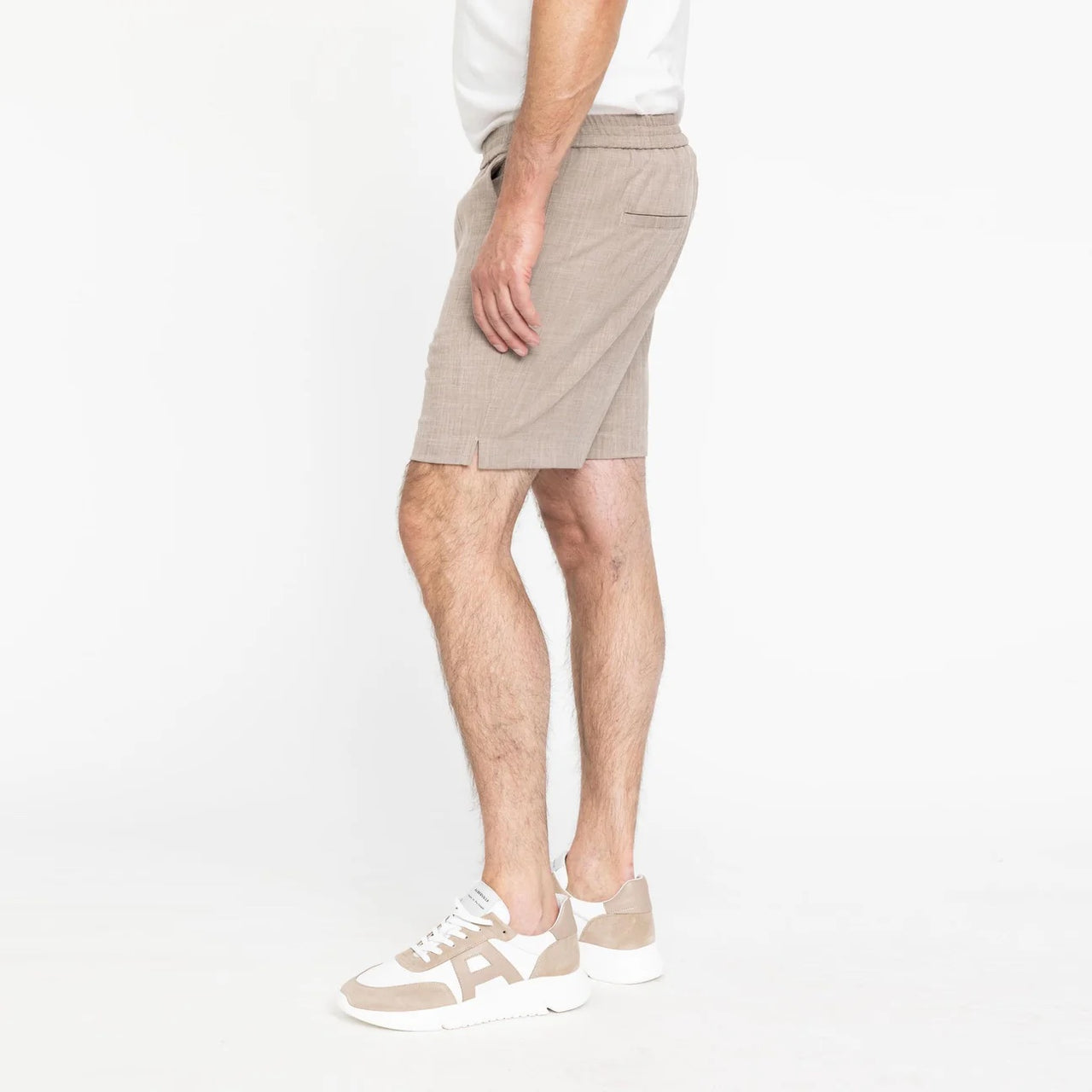 Plain Turi Short Lichtbruin Heren