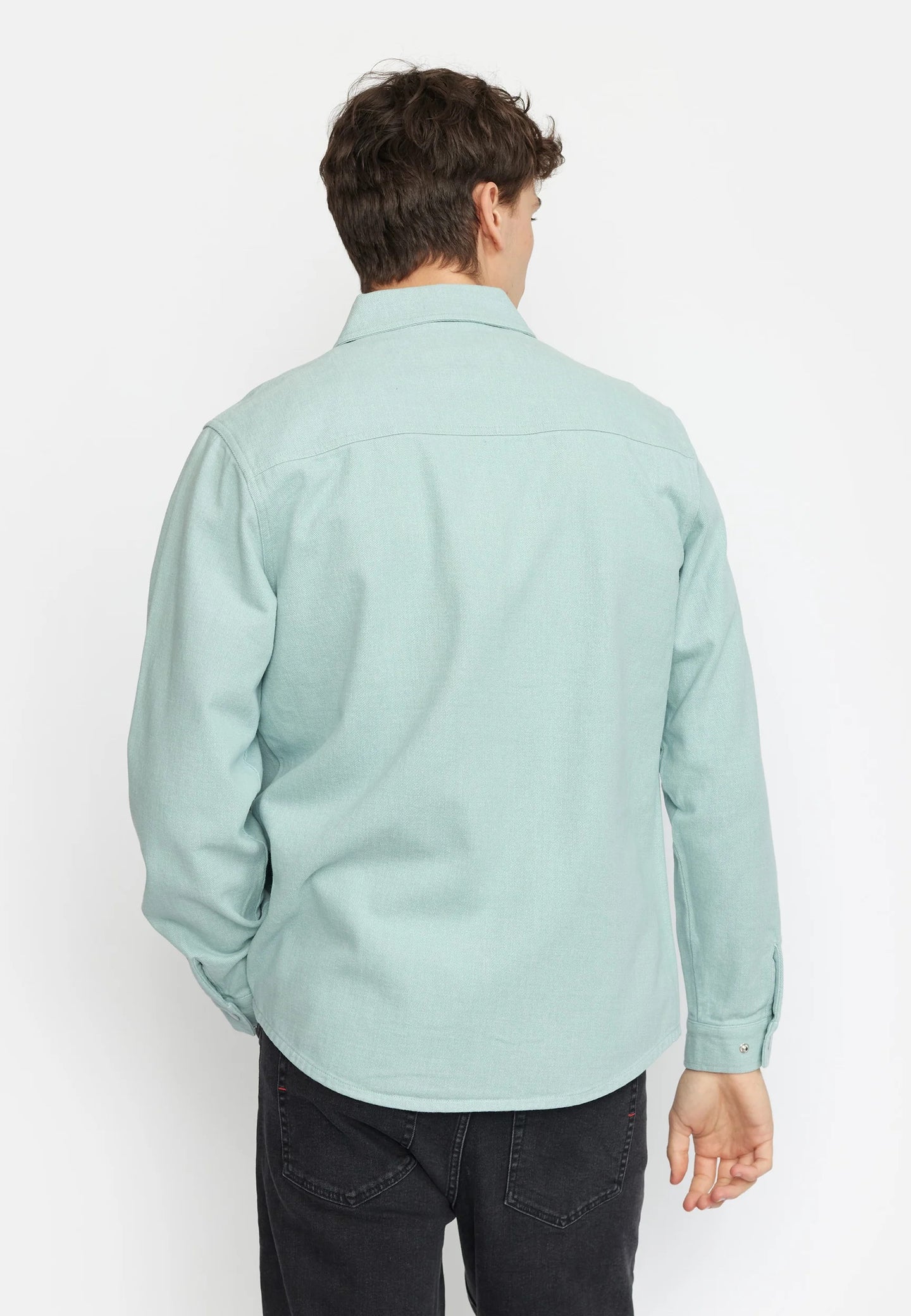 Overshirt with zipper