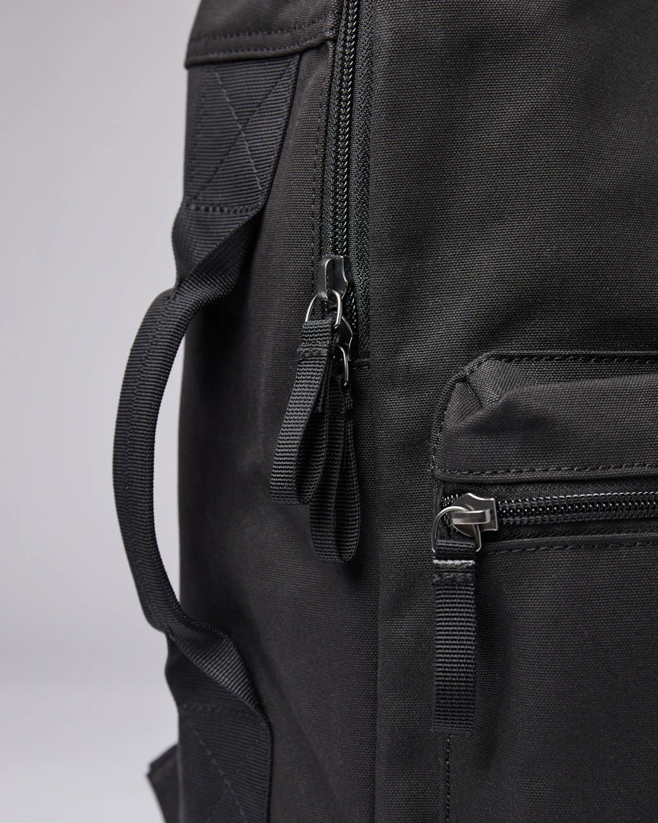 Sandqvist August Backpack Zwart Unisex