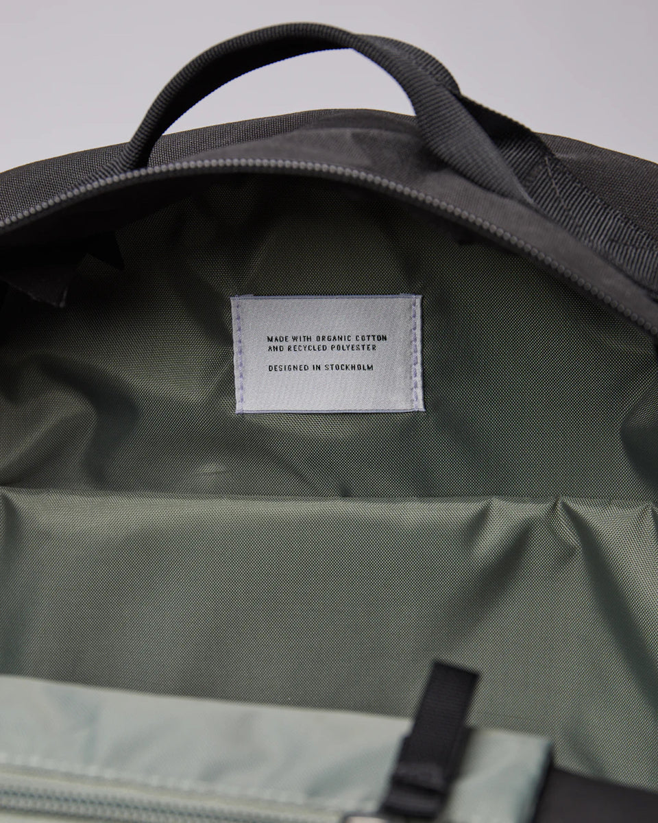 Sandqvist August Backpack Zwart Unisex