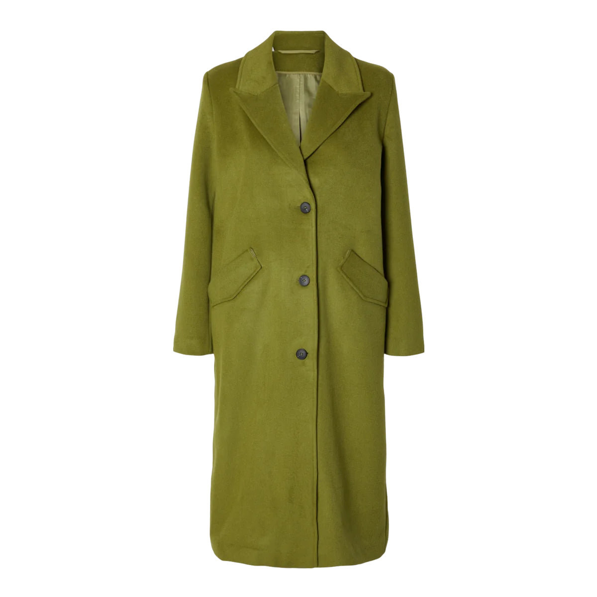 Selected Femme Laila Wool Coat Groen Dames