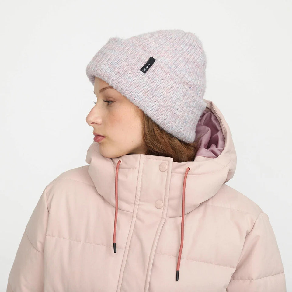 Selfhood Fluffy Beanie Lichtpaars Dames