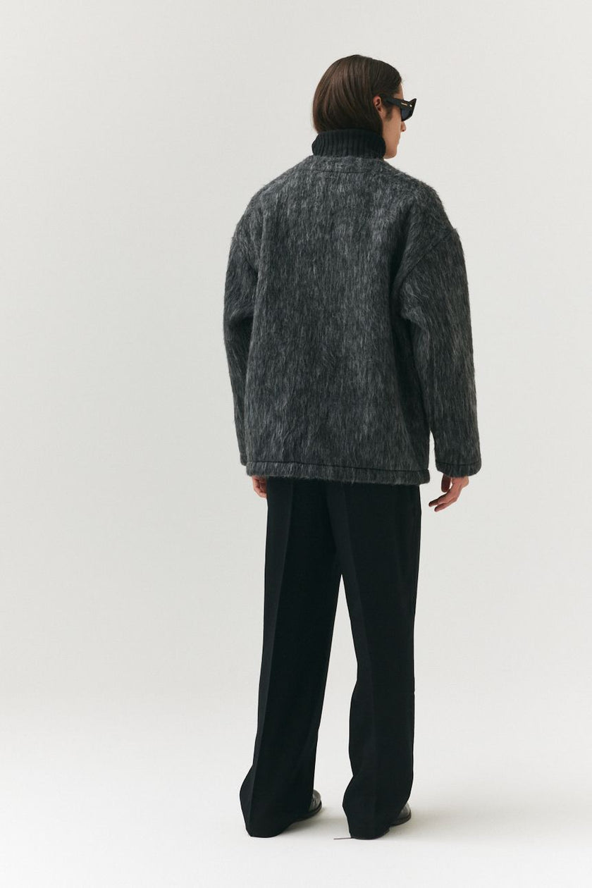 Cardi Bonded Shaggy wool