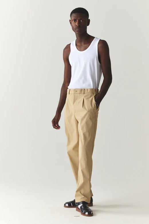 Pleated pants