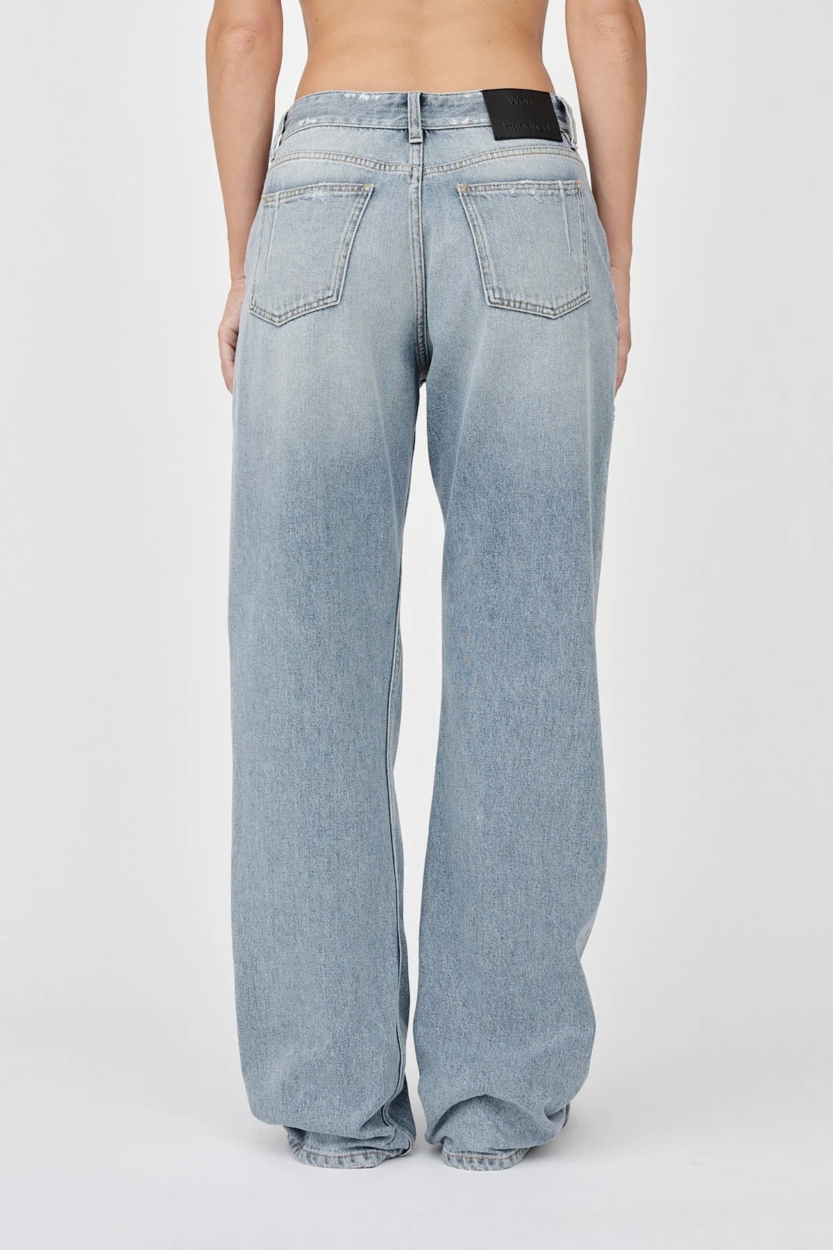 WonHundred Baggy Jeans Lichtblauw Dames