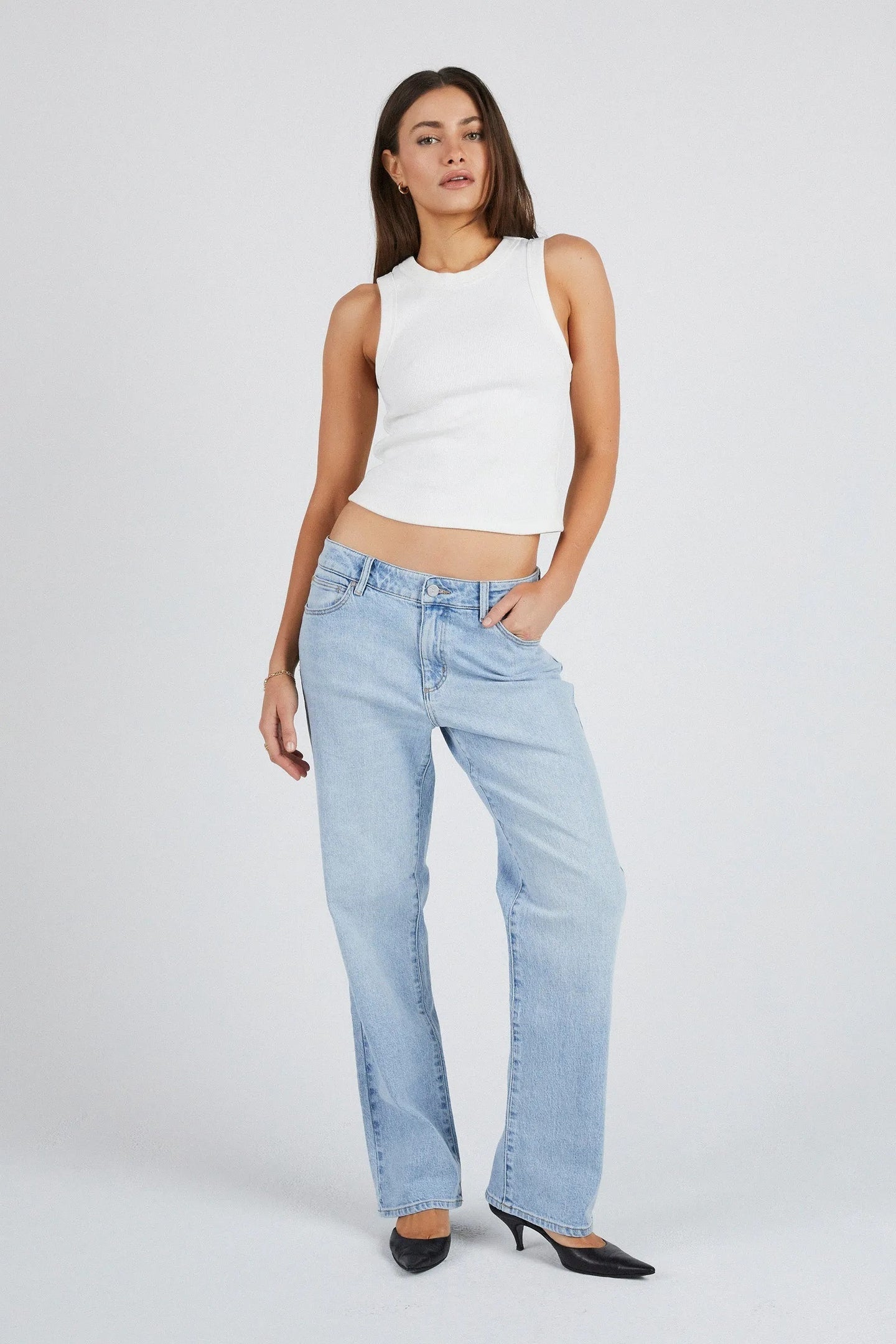 Abrand 99 Baggy Jean Gina Lichtblauw Dames