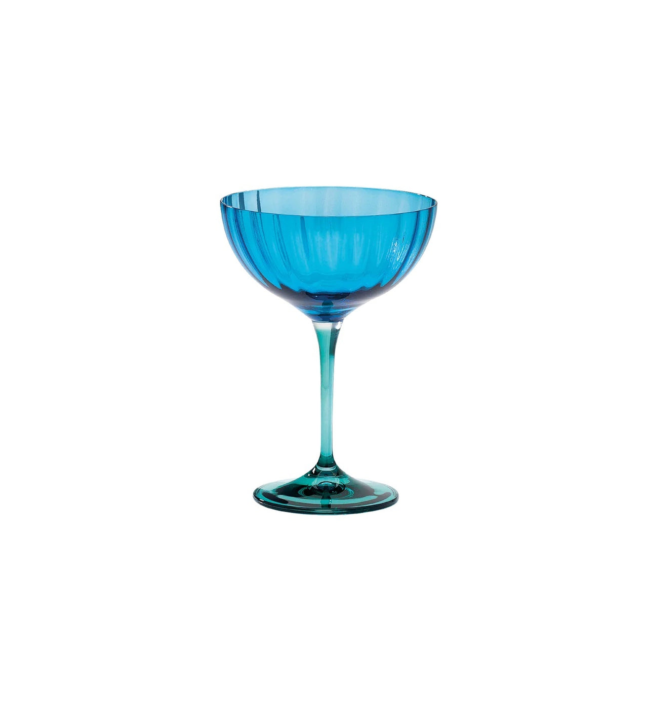 Anna+Nina Jazzy Blue Champagne Glass Blauw Unisex