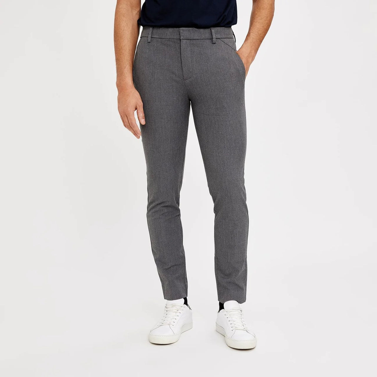 Plain Josh Pant Donkergrijs Heren